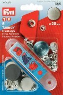 Niet-Druckknopf ANORAK "Flat" schwarz Oxy matt 20 mm/31''" 6 Stk Niet-Druckknopf ANORAK "Flat" schwarz Oxy matt 20 mm/31''" 6 Stk