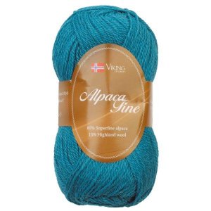 Wikingergarn Alpaka Fein 50g - Hellblau (629) Wikingergarn Alpaka Fein 50g - Hellblau (629)
