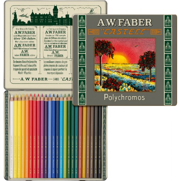 Buntstiftset Polychromos 111. Jubilum - 24 Bleistifte