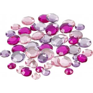 Strasssteine - Lila - Rund - 6+9+12 mm - 360 Stk Strasssteine - Lila - Rund - 6+9+12 mm - 360 Stk