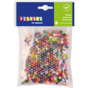 Die Tubenperle mit Platte 1.000 Stück 10-farbig Die Tubenperle mit Platte 1.000 Stück 10-farbig