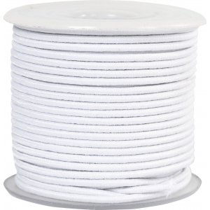 Elastische Kordel 2 mm - weiß - 25 m Elastische Kordel 2 mm - weiß - 25 m