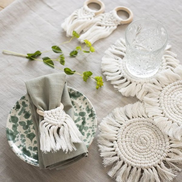 DIY Kit Makramee, Tischdekoration