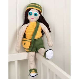 Häkelanleitung - Häkeloberteil, Shorts, Mütze, Tasche und Schuhe für die Puppe Häkelanleitung - Häkeloberteil, Shorts, Mütze, Tasche und Schuhe für die Puppe