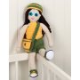 Hkelanleitung - Hkeloberteil, Shorts, Mtze, Tasche und Schuhe fr die Puppe