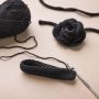 Mini DIY Kit Hkeln, Tasche mit Rose