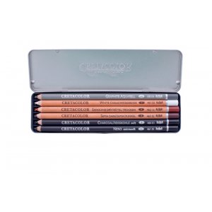 Kohlestiftset Cretacolor Primo - 6 Bleistifte Kohlestiftset Cretacolor Primo - 6 Bleistifte