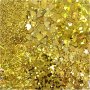 Glitzer und Pailletten - Gold - 6 x 5 g