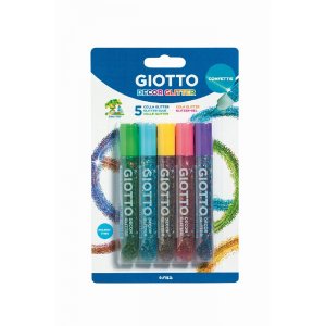 Giotto Glitzerkleber - 5er-Pack Konfetti Giotto Glitzerkleber - 5er-Pack Konfetti