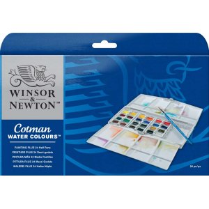 Aquarellfarbe W&N Cotman - Farbkasten 24 Farben Aquarellfarbe W&N Cotman - Farbkasten 24 Farben
