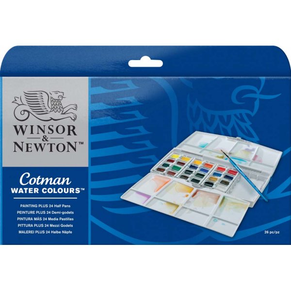 Aquarellfarbe W&N Cotman - Farbkasten 24 Farben