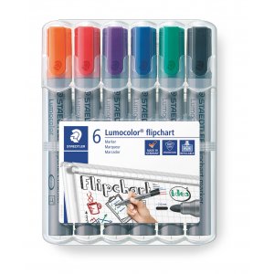 Flipchart-Stift 2 mm - 6 Stifte Flipchart-Stift 2 mm - 6 Stifte