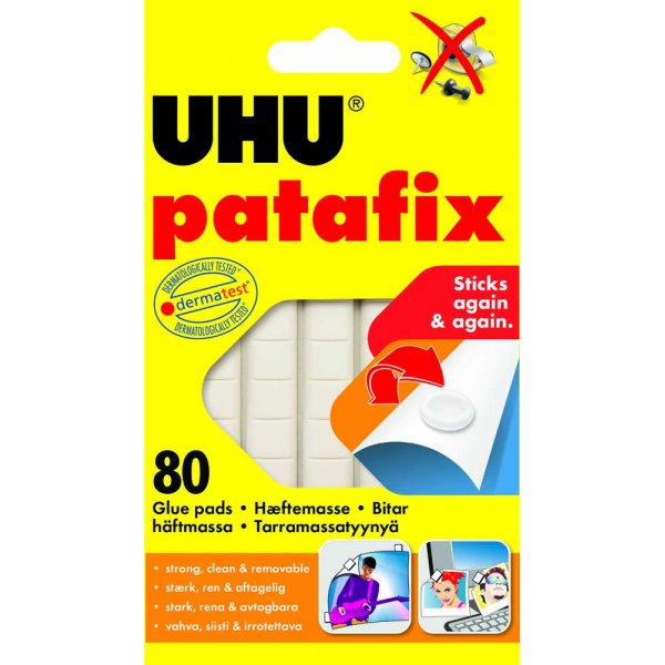 Klebemasse Patafix UHU - 80 Stk