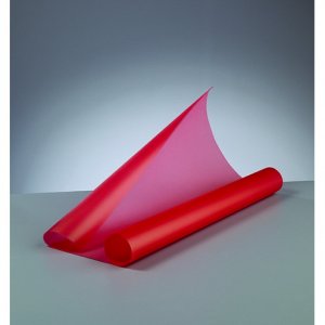 Transparente Papierrolle 50,5 x 70 cm - rot 115 g/m² Transparente Papierrolle 50,5 x 70 cm - rot 115 g/m²
