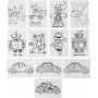 Schrumpffolien mit Motiven - matttransparent - 36 Blatt