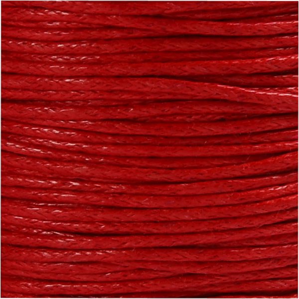 Baumwollschnur - rot - 40 m