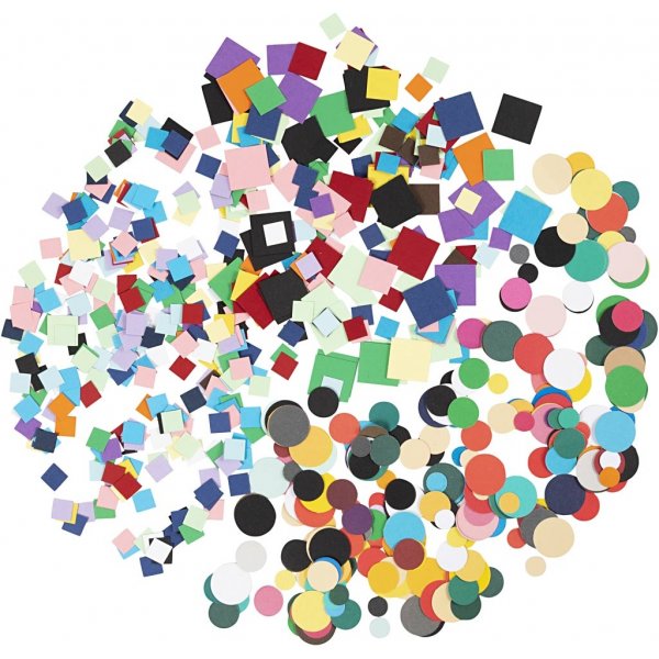 Kartonmosaik - gemischte Farben - 8 x 180 g Kartonmosaik - gemischte Farben - 8 x 180 g