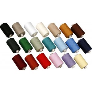 Nähgarn - Polyester - gemischte Farben - 20 x 1000 m Nähgarn - Polyester - gemischte Farben - 20 x 1000 m