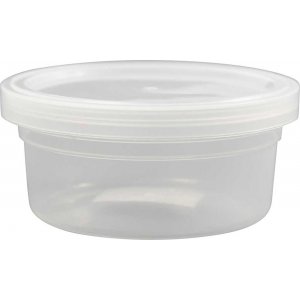 Plastikglas mit Deckel - 125 ml - 20 Stk Plastikglas mit Deckel - 125 ml - 20 Stk