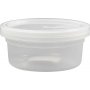 Plastikglas mit Deckel - 125 ml - 20 Stk