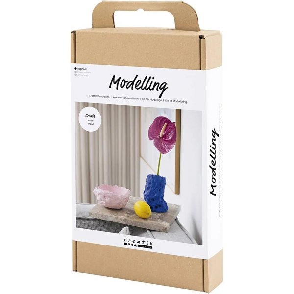 DIY Kit Modellierung, Vase und Schüssel DIY Kit Modellierung, Vase und Schüssel