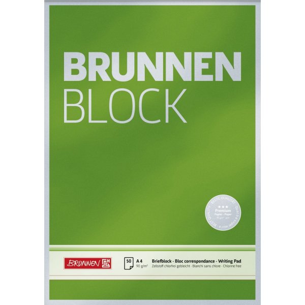 Notizblock - Brunnen Premium A4 90 g