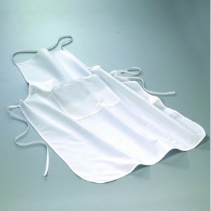 Baumwollschürze 60 x 90 cm - weiß Baumwollschürze 60 x 90 cm - weiß
