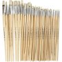 Natur Line Pinsel - Nr. 1+2+4+8+14+20 - Teller - 64 Stk