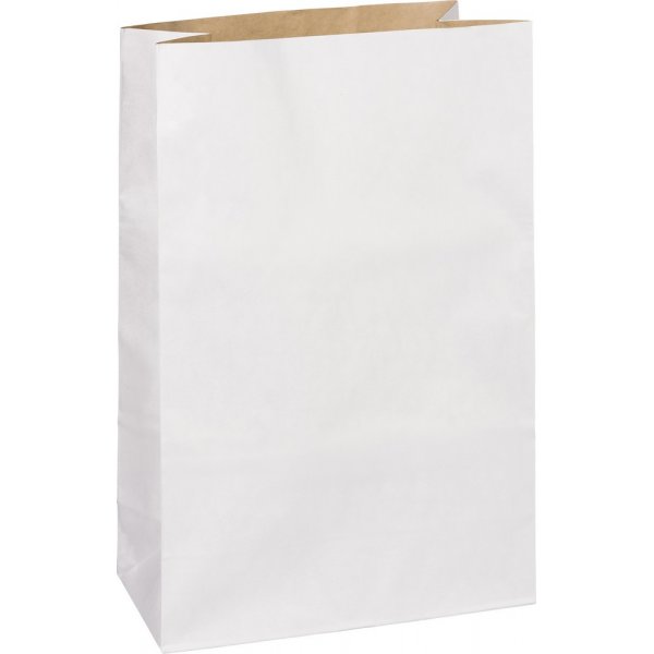 Papiertte - Dekorativ - wei & natur