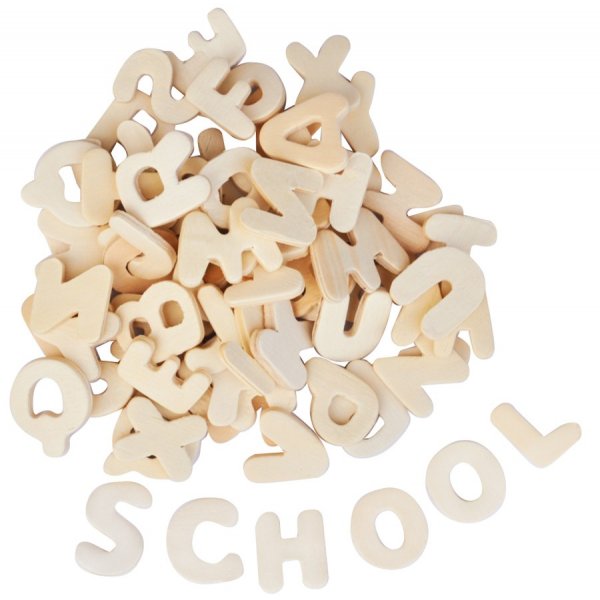 Holzbuchstaben 300 Stk