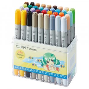 Copic Ciao Set - 36 Stifte - Manga Copic Ciao Set - 36 Stifte - Manga