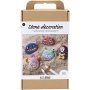 DIY Kit Steindekoration, gemischte Farben, Monster