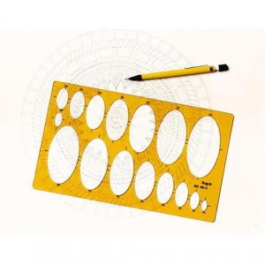 Ellipsenschablone 15x26 cm - 480/P Ellipsenschablone 15x26 cm - 480/P