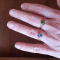 Kundenbild Rocailleperlen ø 5,5 mm - halbgrün 17 g versilbert