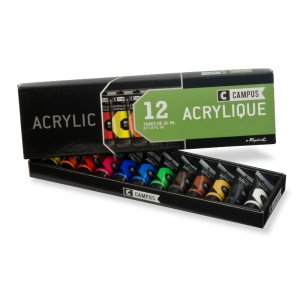 Acrylfarben-Set Campus - 12 x 21 ml Tuben Acrylfarben-Set Campus - 12 x 21 ml Tuben