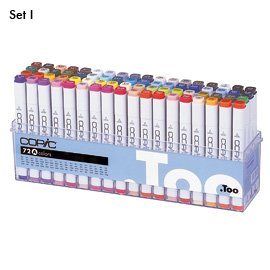 Copic Marker-Set - 72 Stifte - Set A Copic Marker-Set - 72 Stifte - Set A