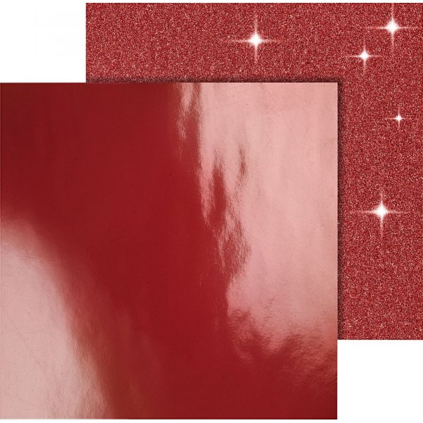 Vivi Gade Designpapier - Rot - 2 Blatt