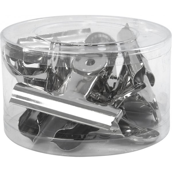 Metallclip - Silber - 6 Stk