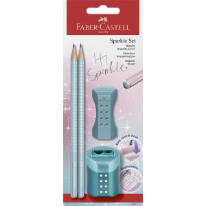 Bleistiftset - Faber-Castell - Sparkle - BC+Acc. - Ozean Bleistiftset - Faber-Castell - Sparkle - BC+Acc. - Ozean