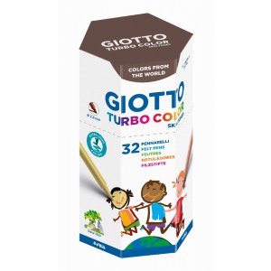 Markierstifte Giotto Turbo Hautfarben - 32er-Pack Markierstifte Giotto Turbo Hautfarben - 32er-Pack