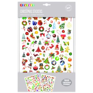 Aufkleber Weihnachten 1000 Stk Aufkleber Weihnachten 1000 Stk