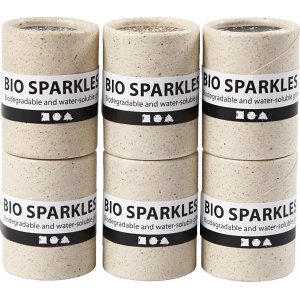 Bio-Glimmer - gemischte Farben - 6x10 g Bio-Glimmer - gemischte Farben - 6x10 g