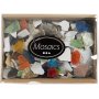Glasmosaik - gemischte Farben - Inhalt kann variieren - 8-20 mm - 2 kg