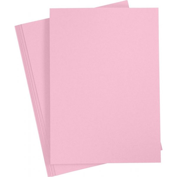 Farbiger Karton - hellrosa - A4 - 180 g - 20 Blatt