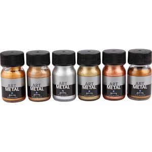 Art Metal Color - Metallicfarben - 6x30 ml Art Metal Color - Metallicfarben - 6x30 ml