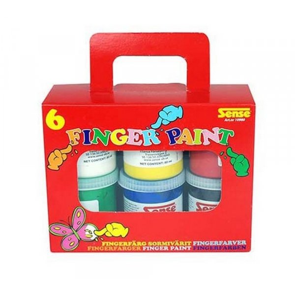 Fingerfarbsinn - 6 Farben
