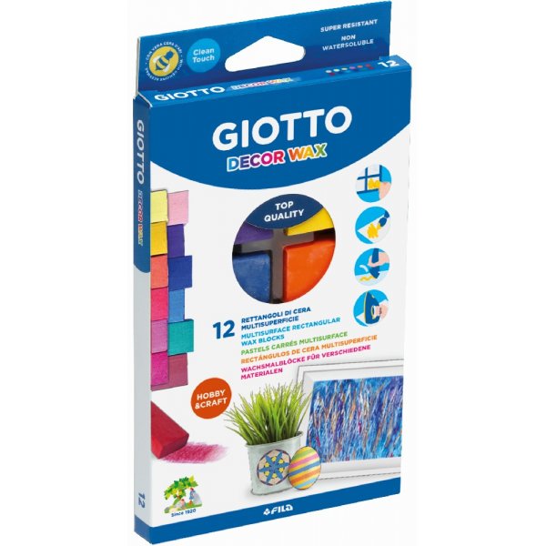 Buntstifte Giotto Dekorwachs - 12er-Pack