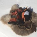 Kundenbild Wikingergarn Naturgarn 50g - Multi schwarz/orange (659)