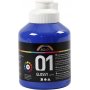 Schulfarbe - Acryl - Blau - glnzend - 500 ml