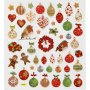 Aufkleber - Weihnachtskugeln und Dekoration
